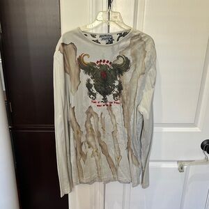 Men's Long Sleeve Shirt - Gray